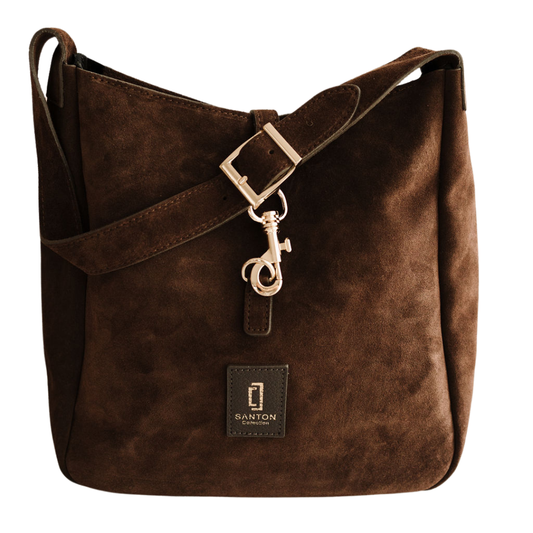 Soft Suede Everyday Tote - Brown