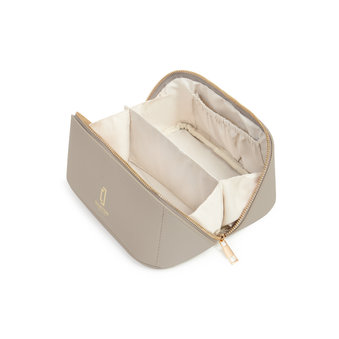 Small Cosmetic Bag - Taupe