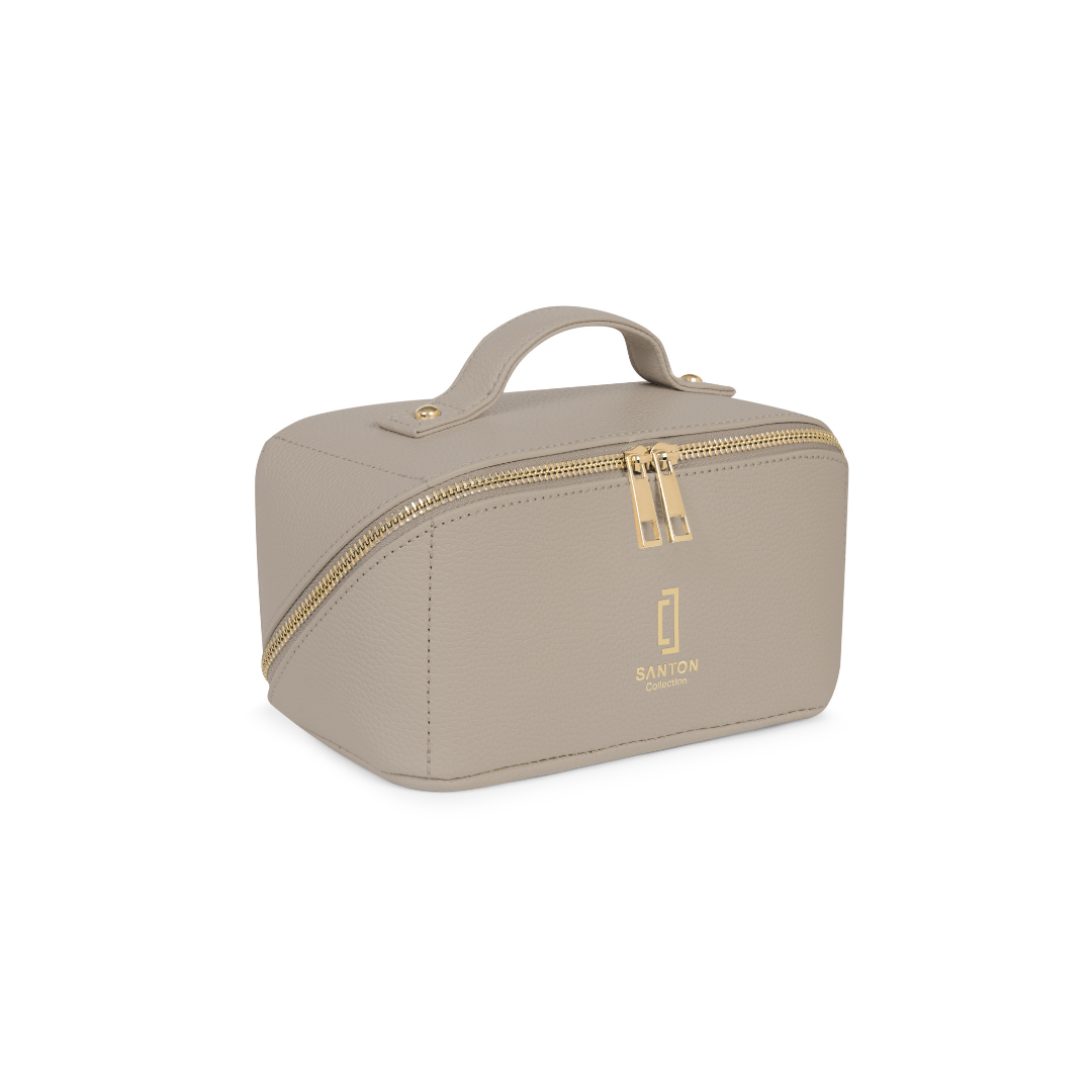 Small Cosmetic Bag - Taupe