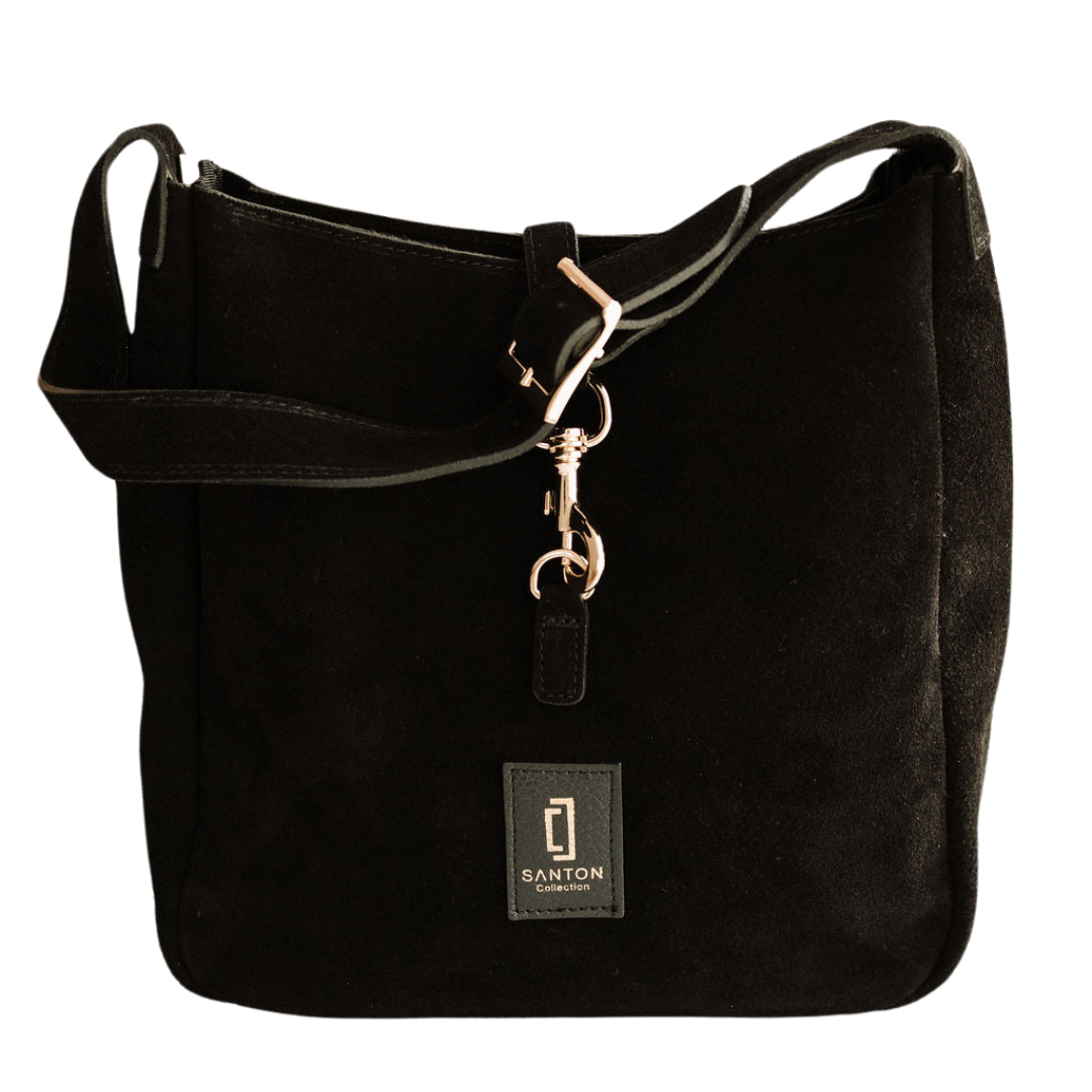 Soft Suede Everyday Tote - Black