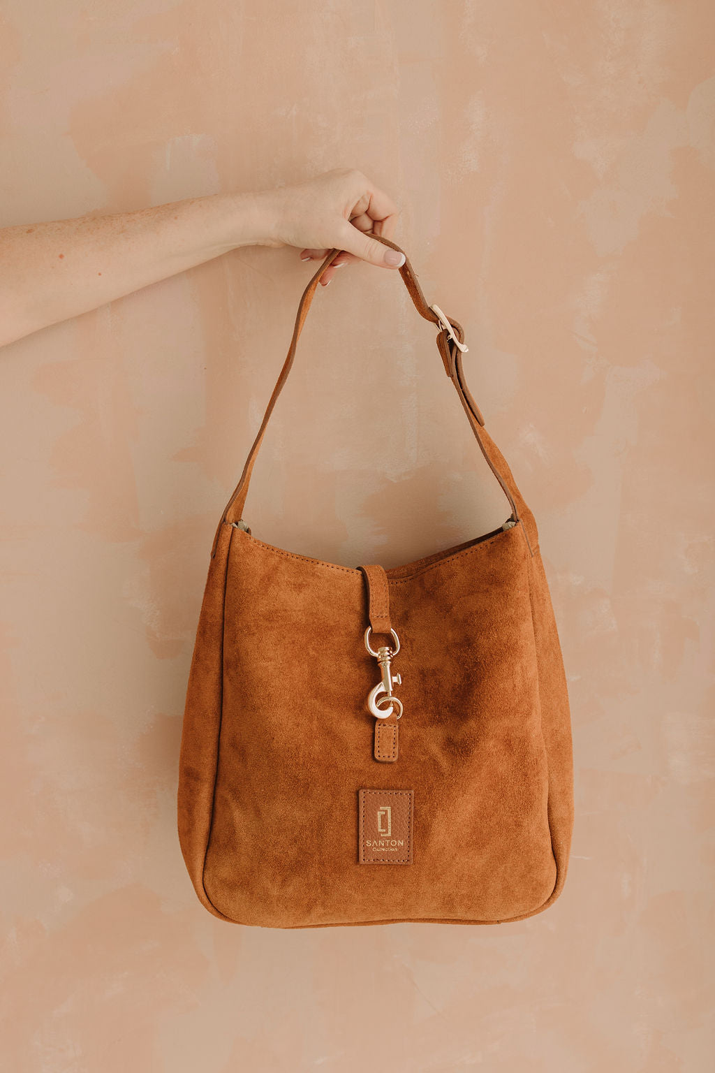 Soft Suede Everyday Tote - Tan