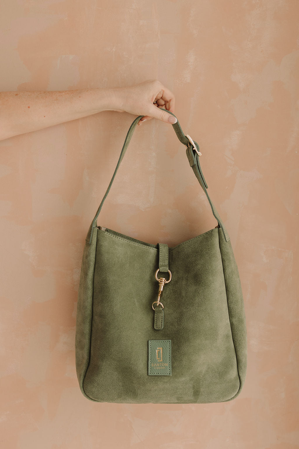 Soft Suede Everyday Tote - Green