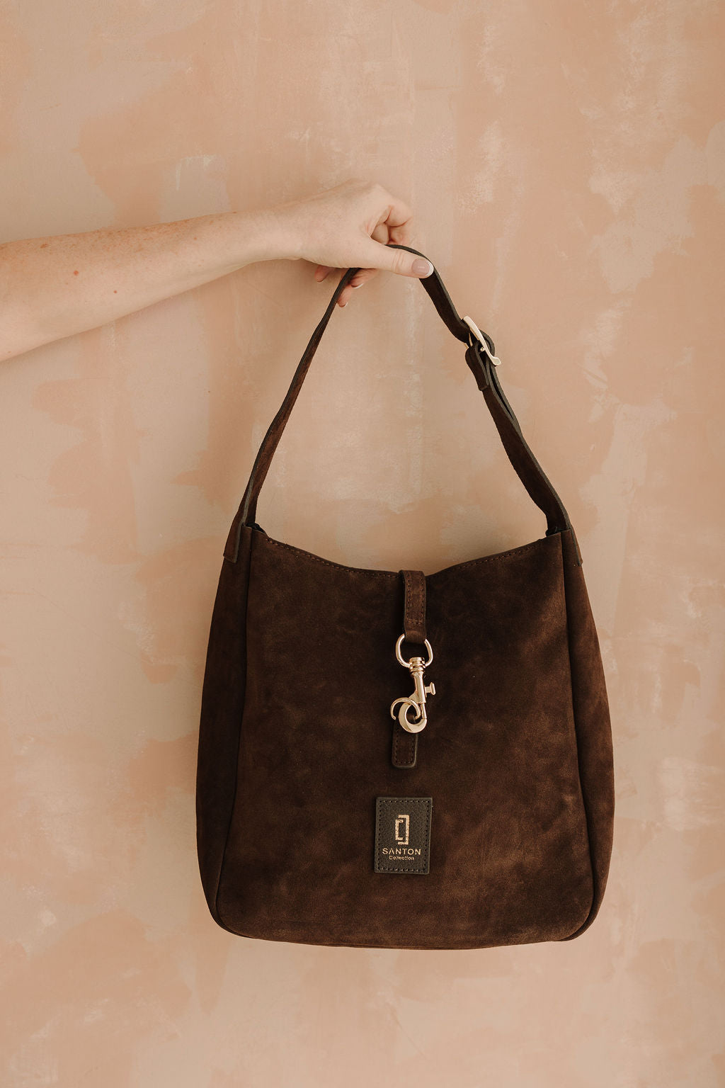 Soft Suede Everyday Tote - Brown