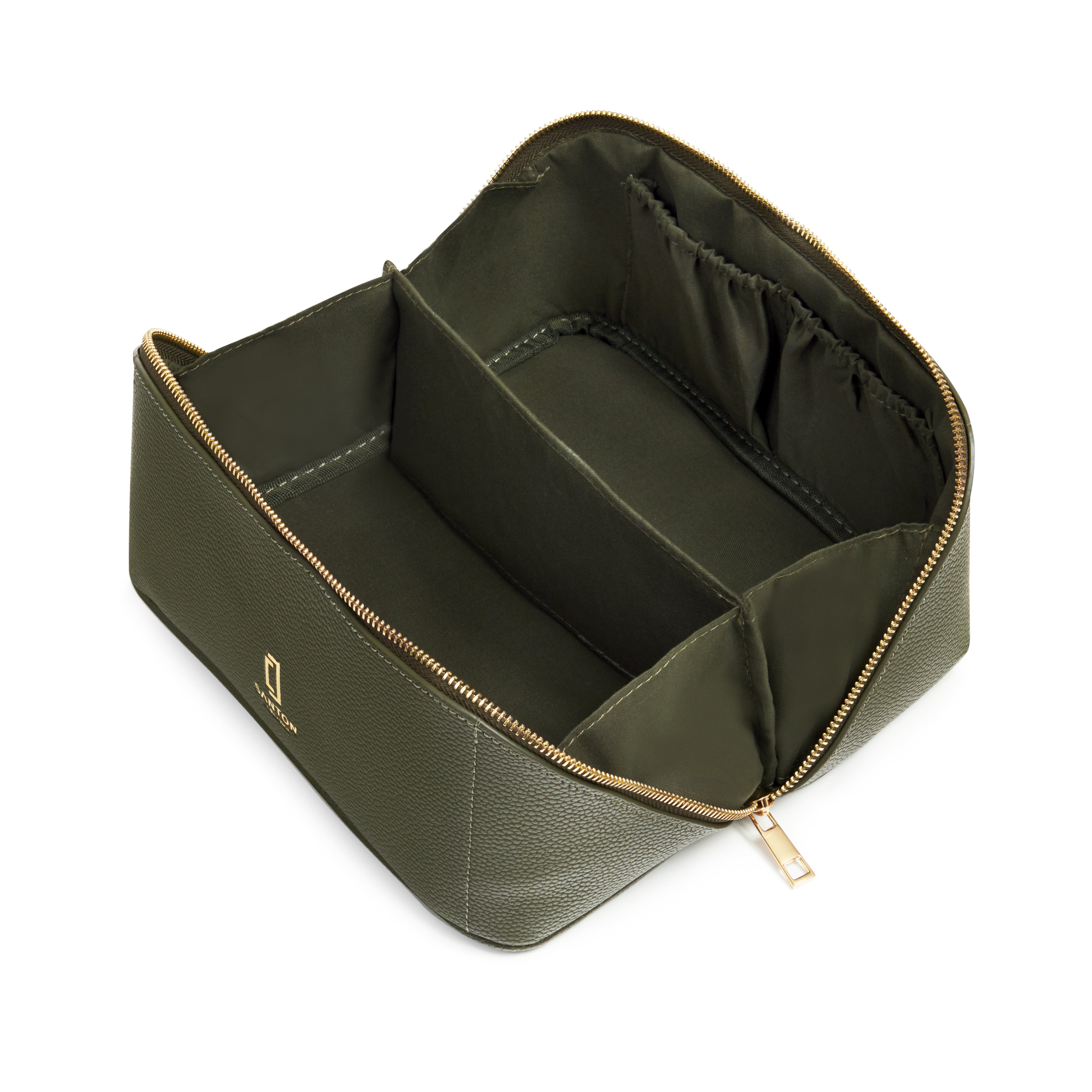 Large Cosmetic Bag - Green