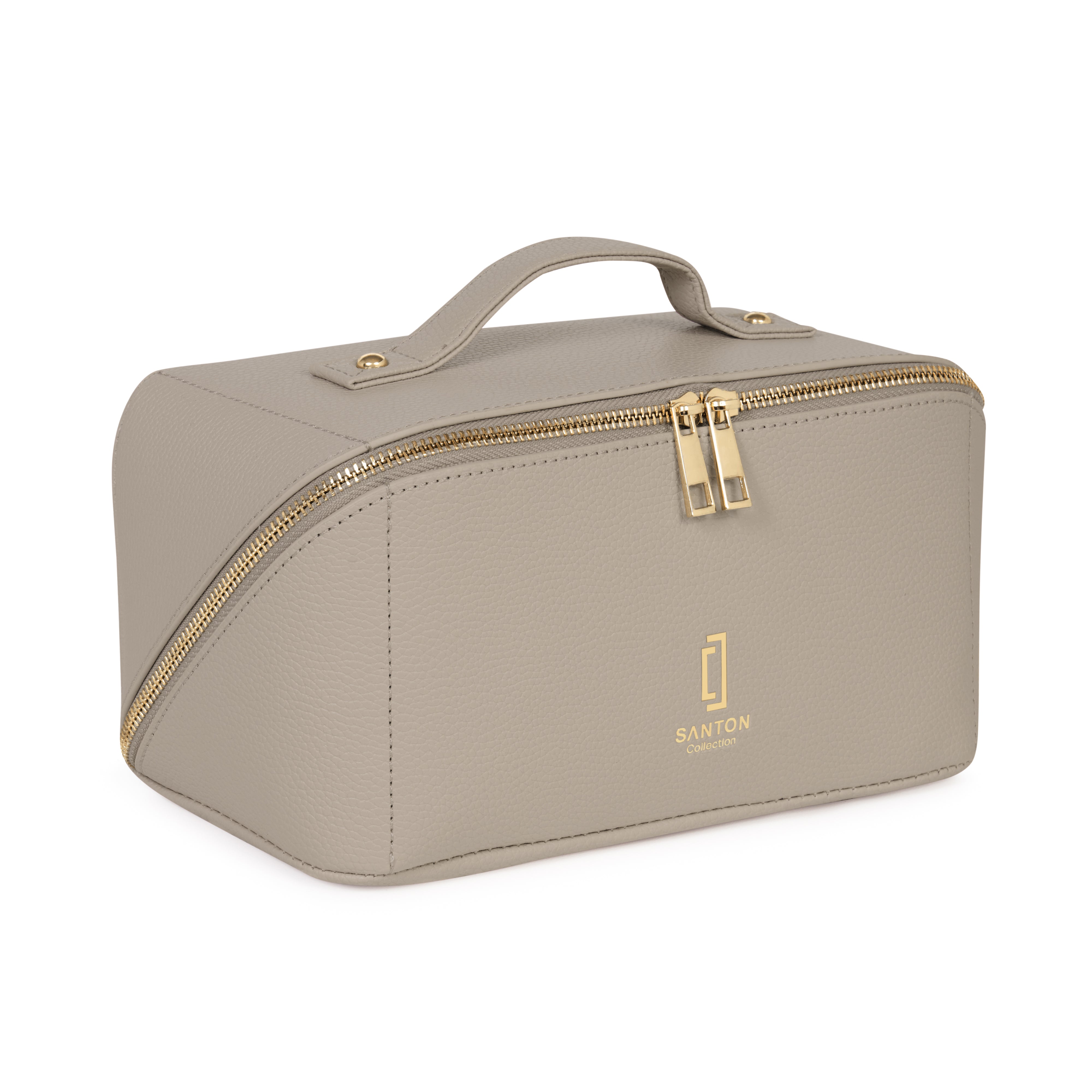 Large Make-Up Bag - Taupe