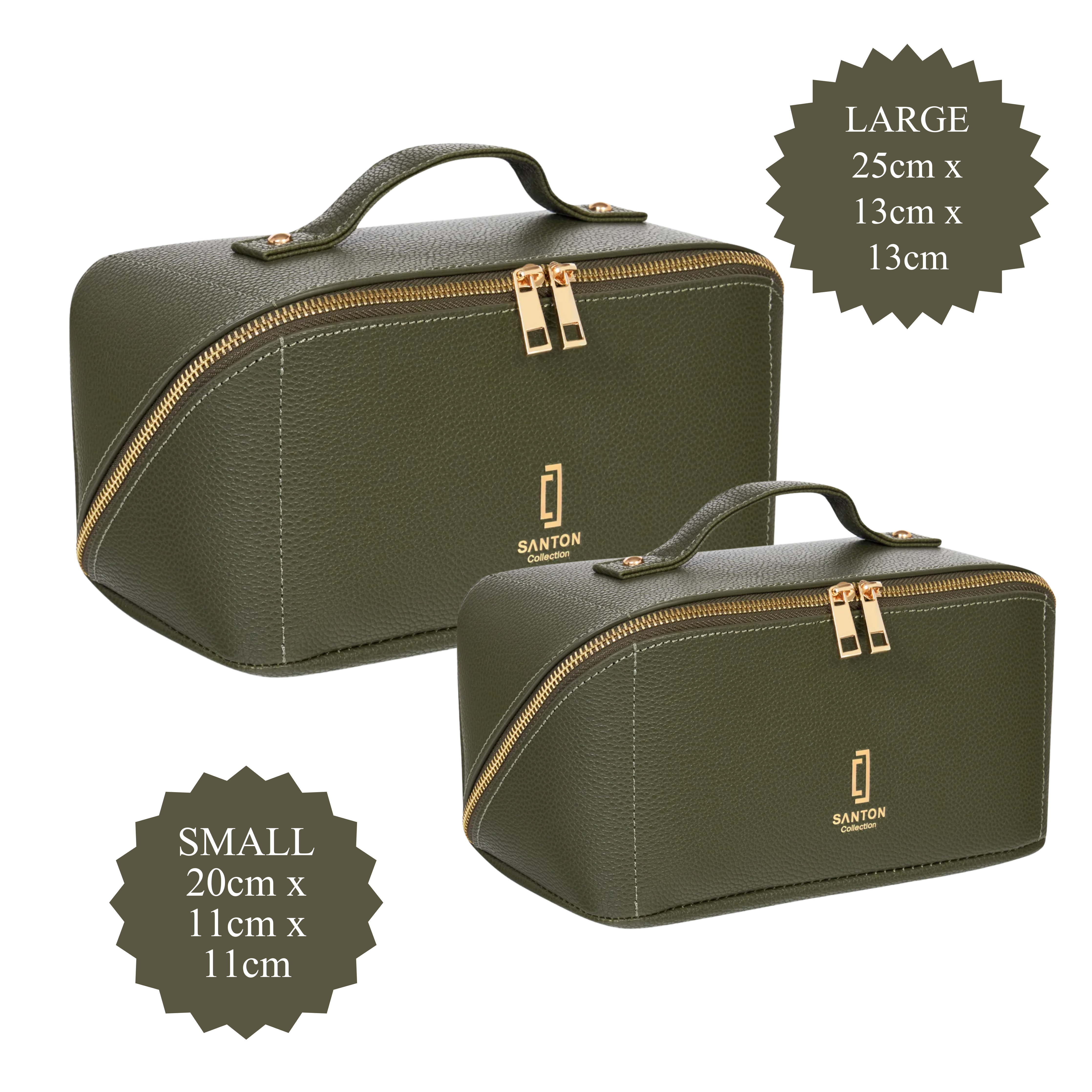 Matching Make-up Bag Gift Sets - GREEN
