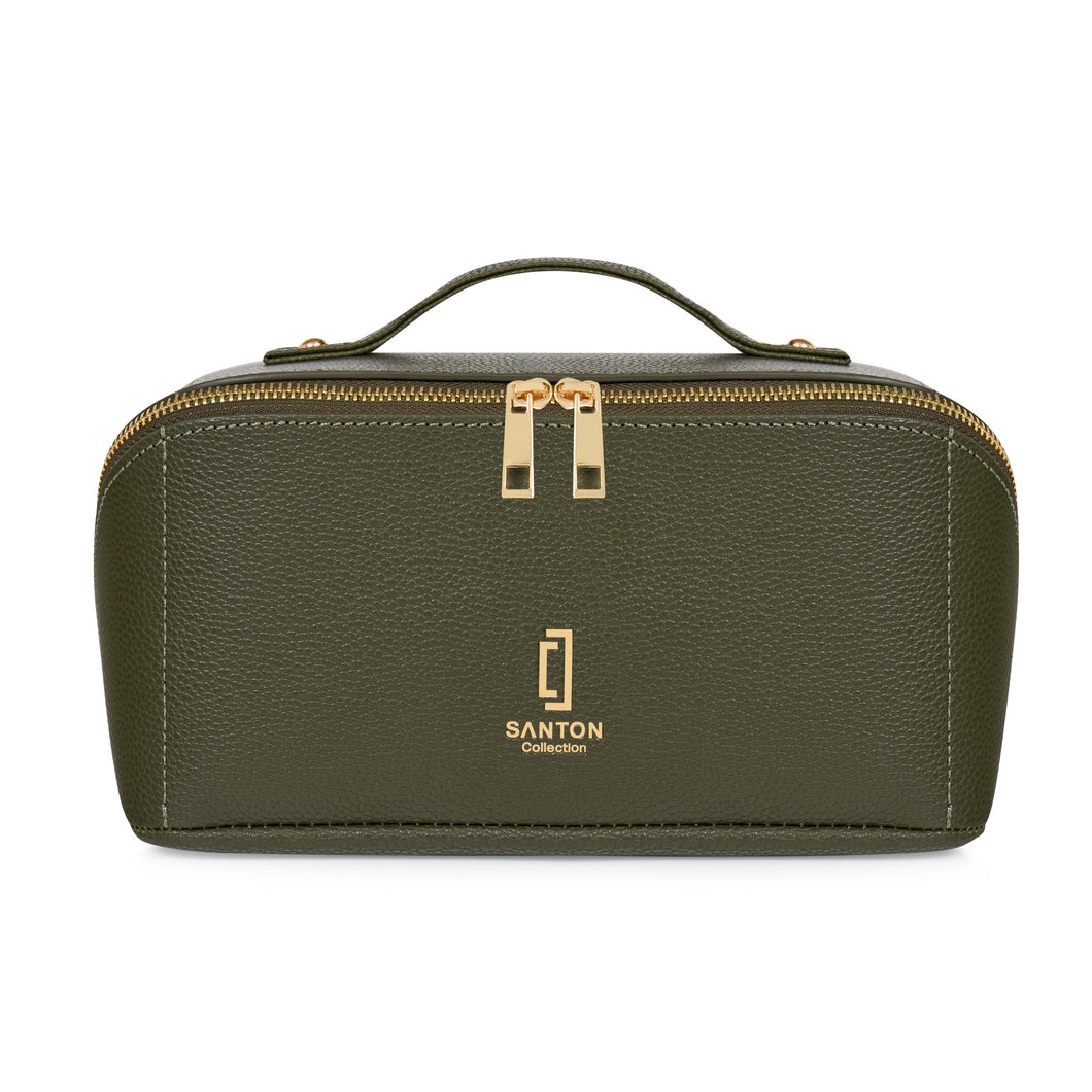 Large Cosmetic Bag - Green